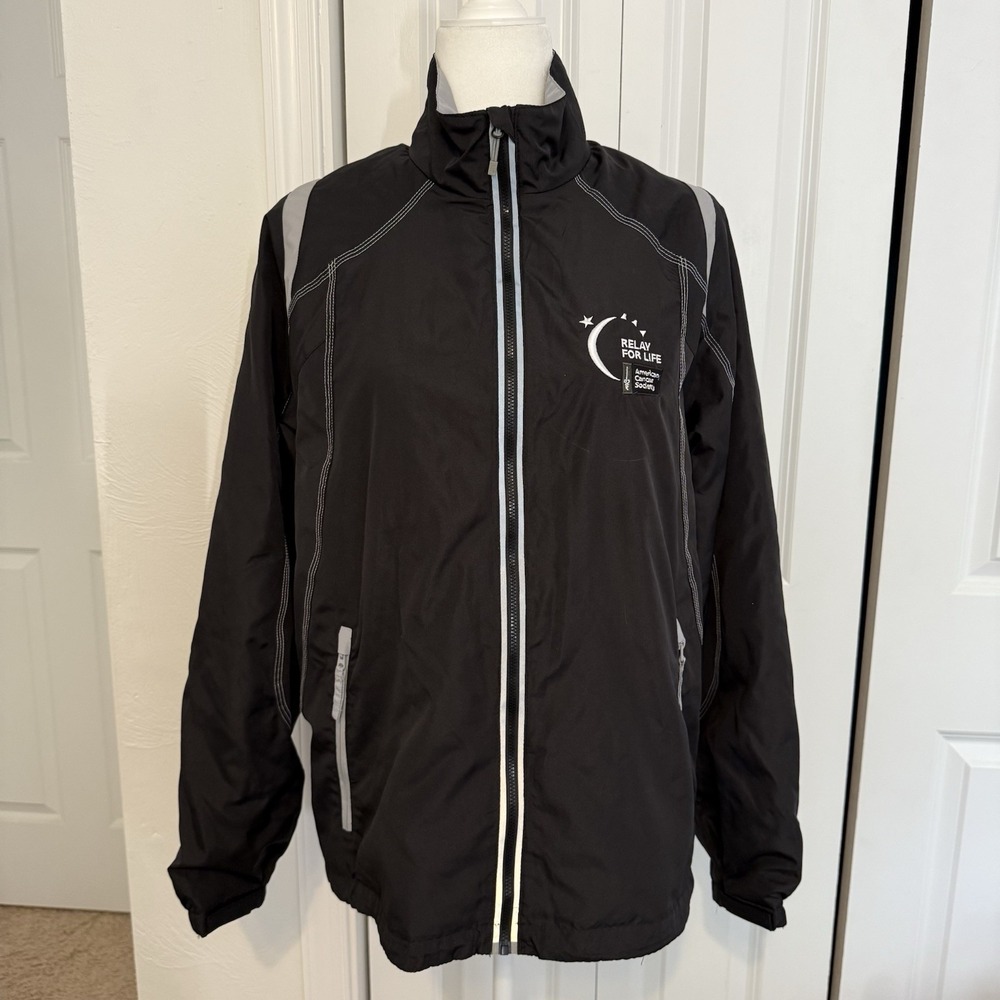 North End Ladies L Reflective, Windbreaker Relay For Life American Canser Soc|et